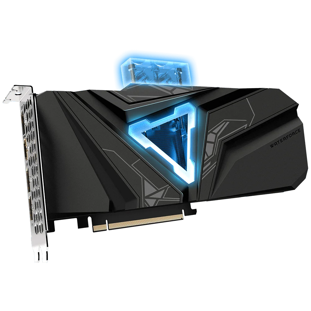 GIGABYTE RTX 2080 SUPER Waterforce WB  graphics card GV-N208SGAMINGOC WB-8GD 8GB GDDR6 256 bit 8+6pin HDMI 2.0b DP gaming GPU
