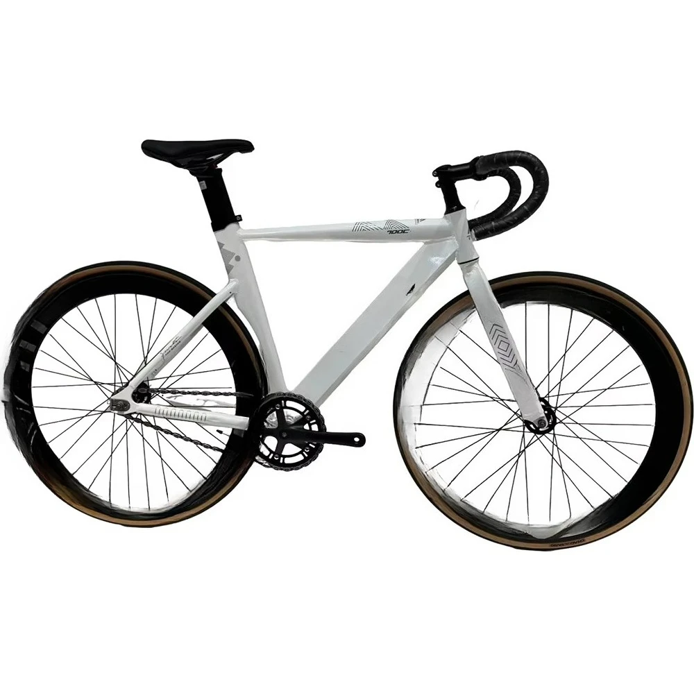 Klassischer Single-Speed-Laufradsatz mit festem Gang