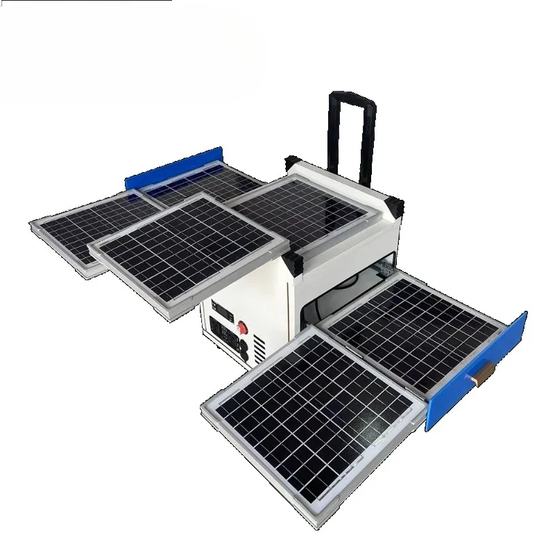 220V 1000w 1500w 1280Wh solar generator with 6pcs  pv panels