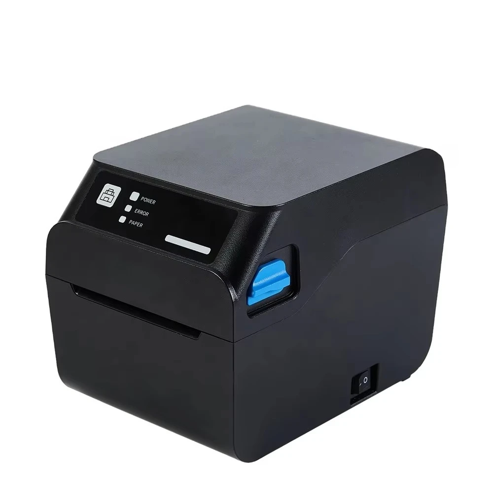 POS System 80mm Thermal Receipt Printer Desktop Ticket Printer for Kitchen and Restaurants