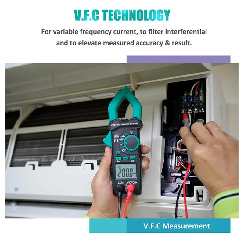 MT-3209 True RMS Digital braçadeira Medidor AC/DC Voltímetro Digital Amperímetro Alicate Multímetro Multitester Elétrico Profissional