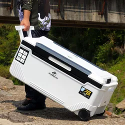 낚시 쿨러 박스, 해양 낚시 보온 박스, 낚시 아이스 박스, 대용량 낚시 바퀴 냉장고, 16L, 32L, 36L, 48L, 70L