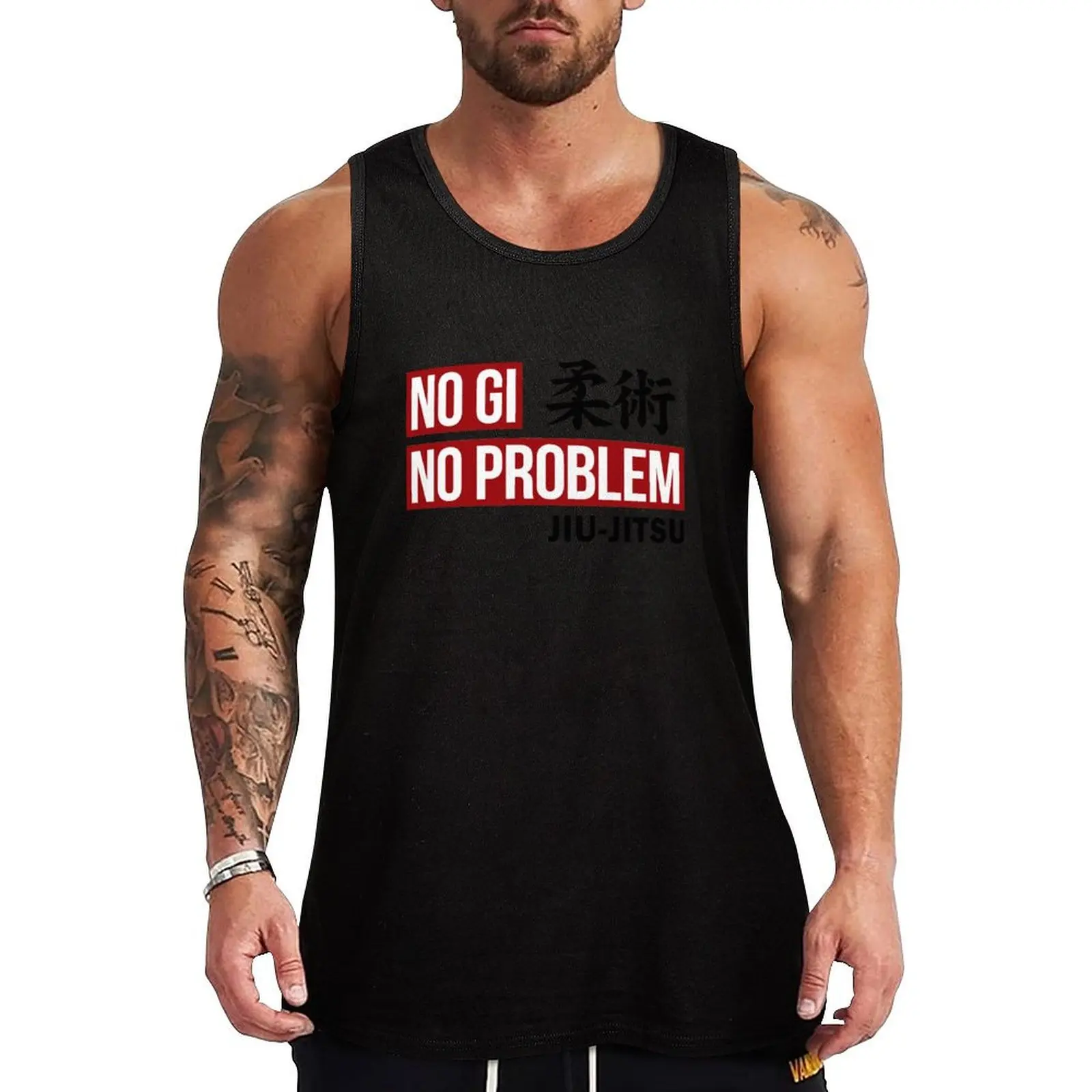Jiu Jitsu - No Gi No Problem Tank Top Abstract Print Tank Top Casual Graphic Sleeveless