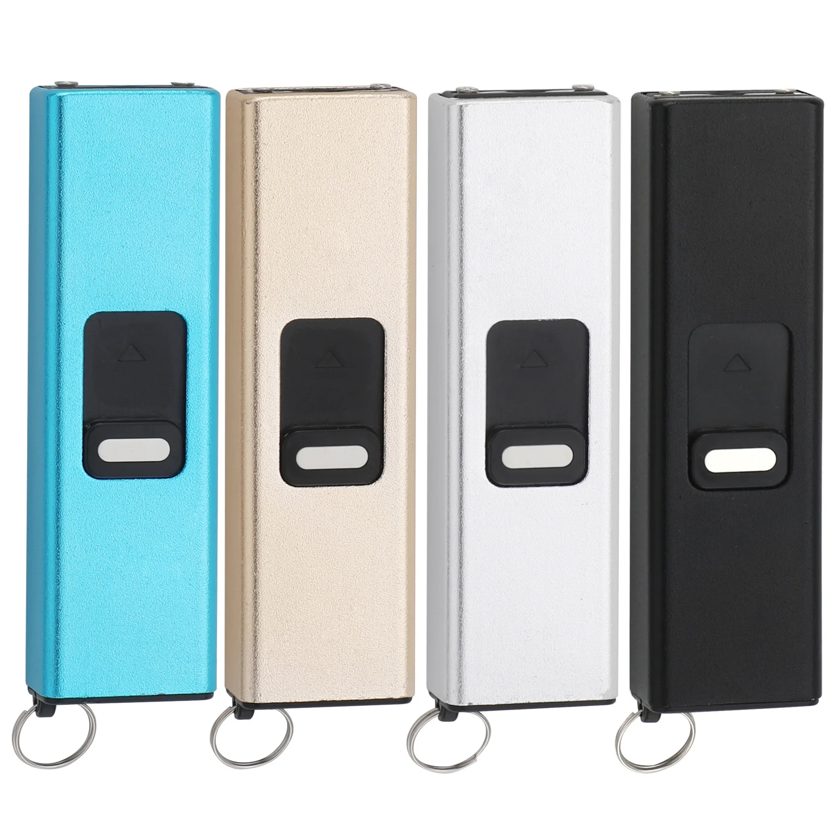 Portable Pulse Single Arc Lighter Flameless Plasma USB Rechargeable Metal Lighter Creative Men's Selected Self-defense Tool