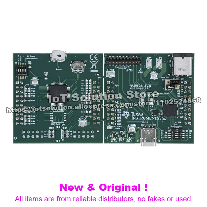 TPS65981EVM TPS65981 USB Type-C and USB Power Delivery controller, power switch, and high speed multiplexer EVM