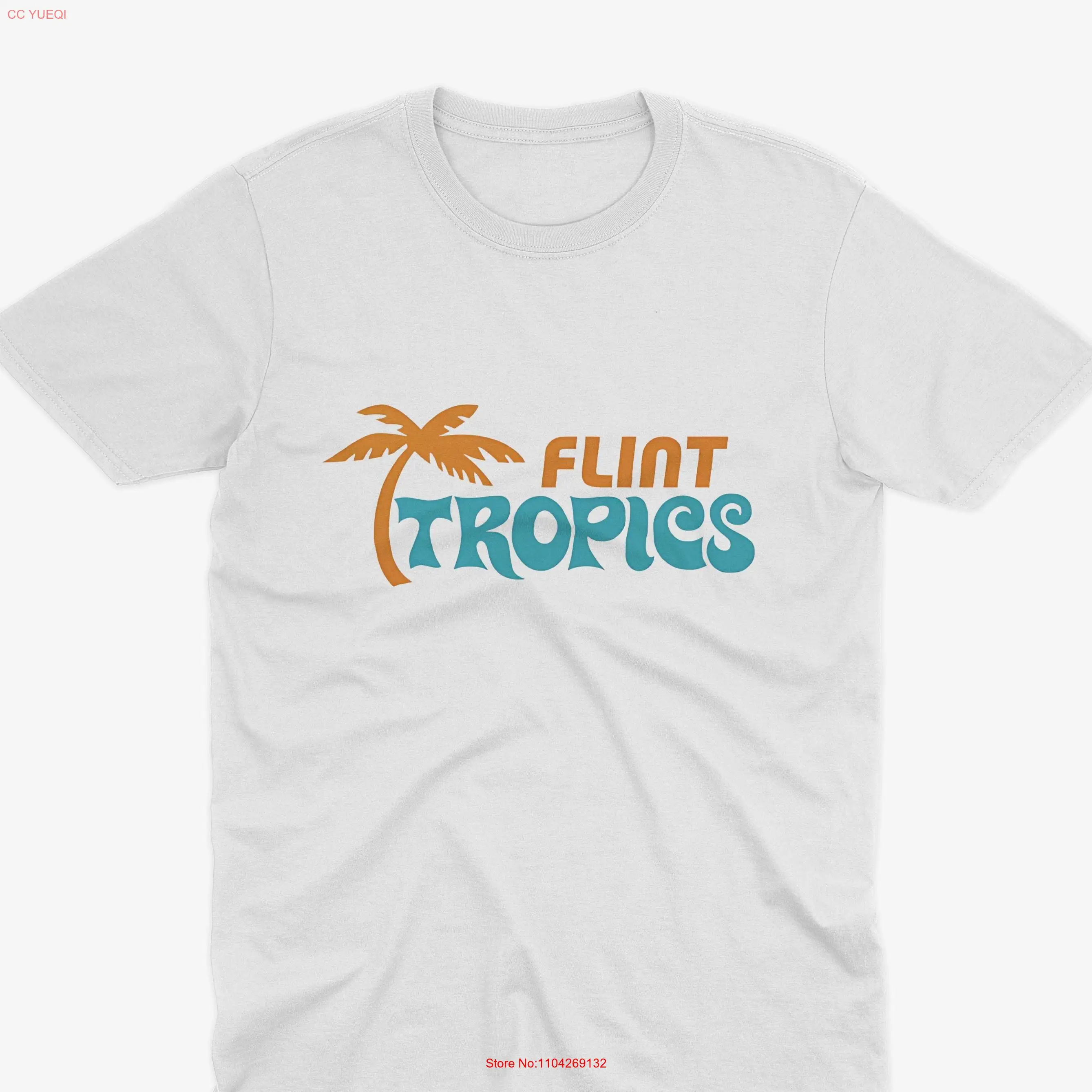 FLINT TROPICS T Shirt Vintage Basketball Tribute Jackie Moon Semi Pro Will Ferrell Comedy Movie long or short sleeves