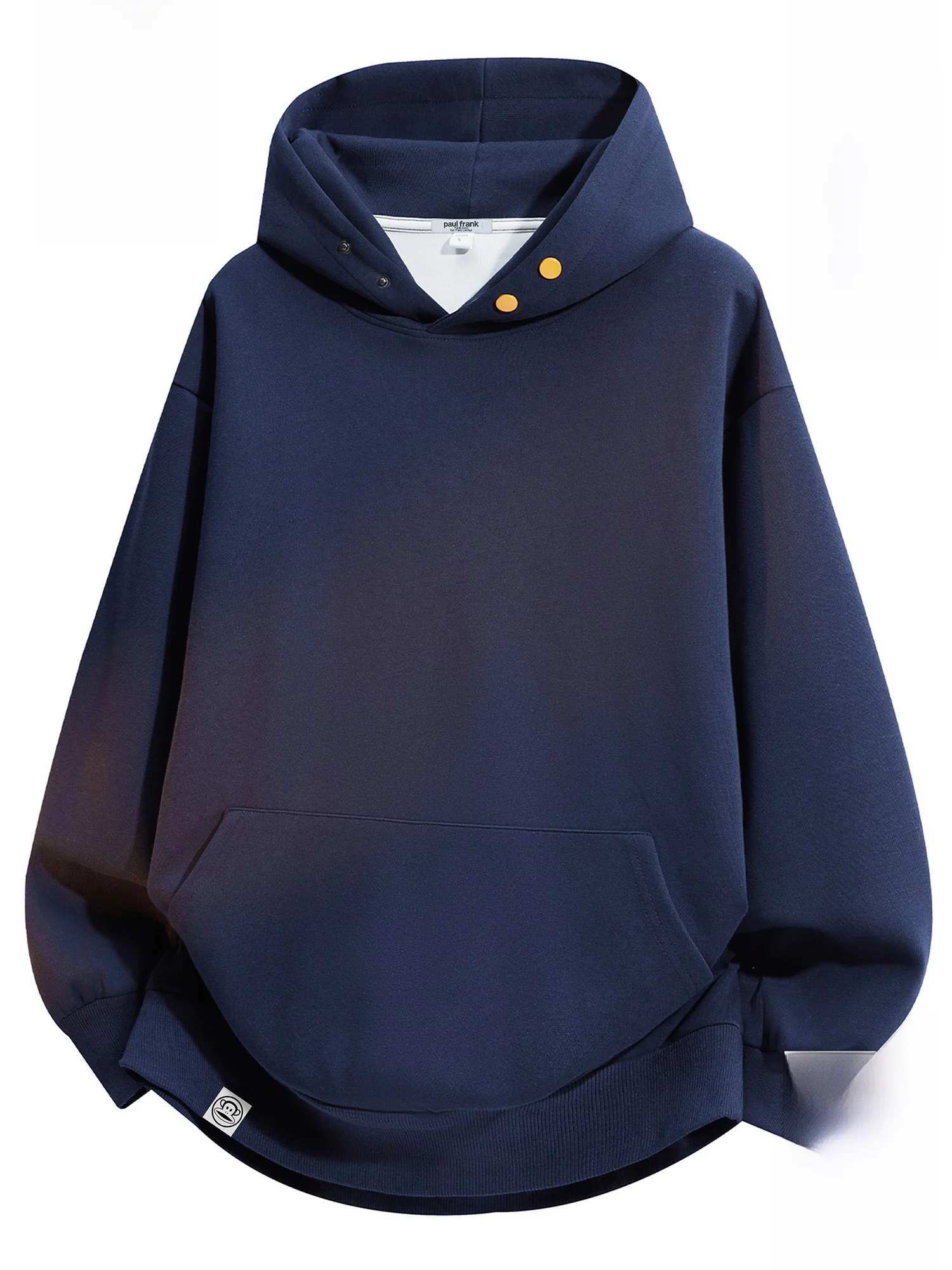 

Мужская повседневная толстовка Paul Frank с капюшоном, зимняя, утепленная, на пуговицах, свободного кроя, удобная, с длинными рукавами, молодежная мода
