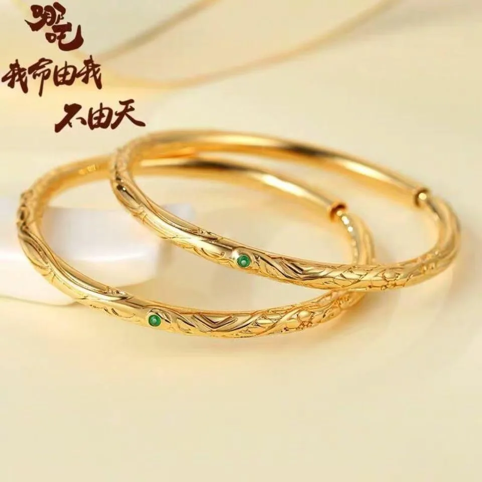 

Аниме фильм Ne Zha аксессуары для косплея Qian Kun Quan Nezha Mo Tong Nao Hai Qiankun круглый браслет подарок для мужчин и женщин