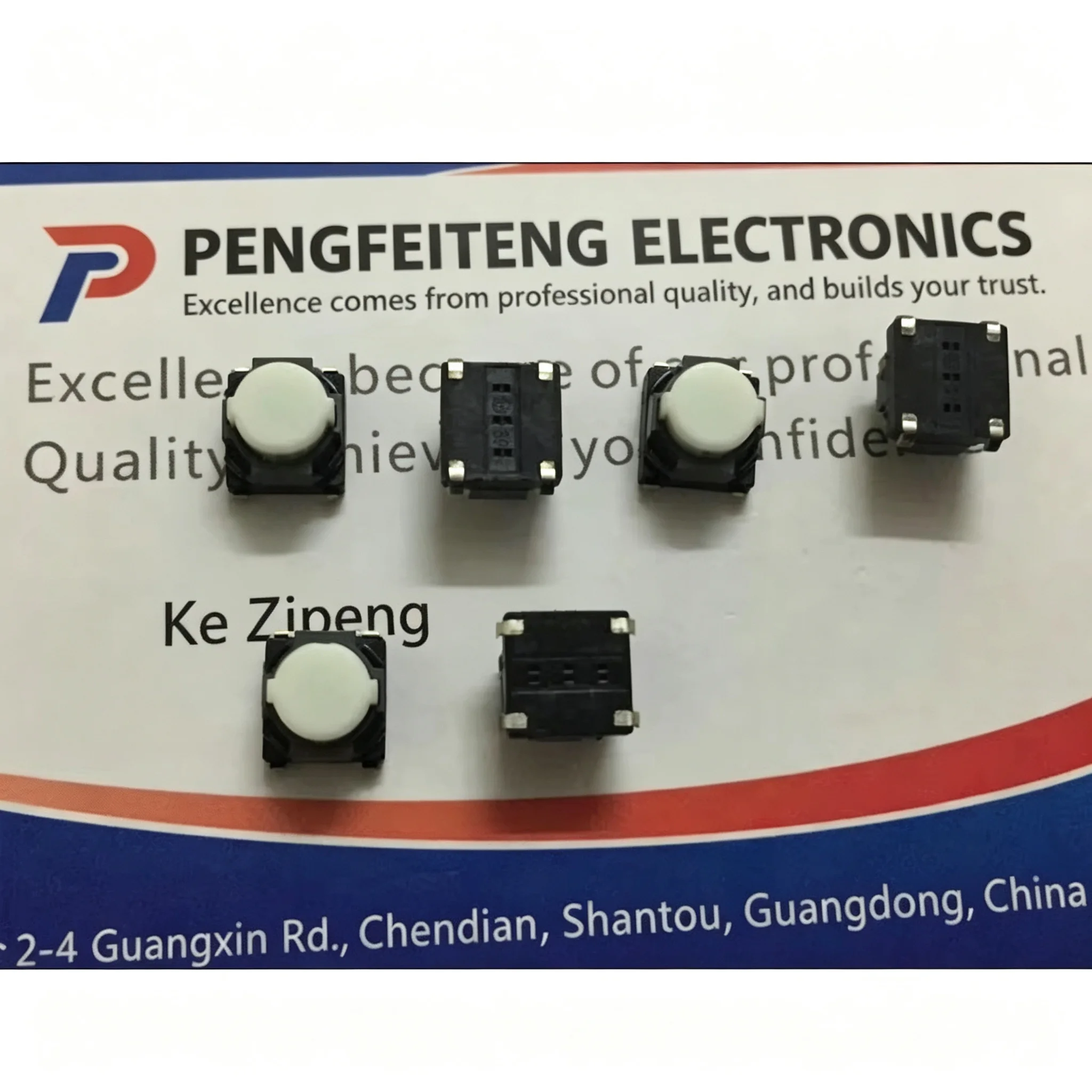 5pcs/lot Japan 6*6*5 Silent Silicone Tact Switch EVQP1F05M Button SMD 4 Pins Reset Button Car Button For Panasonic