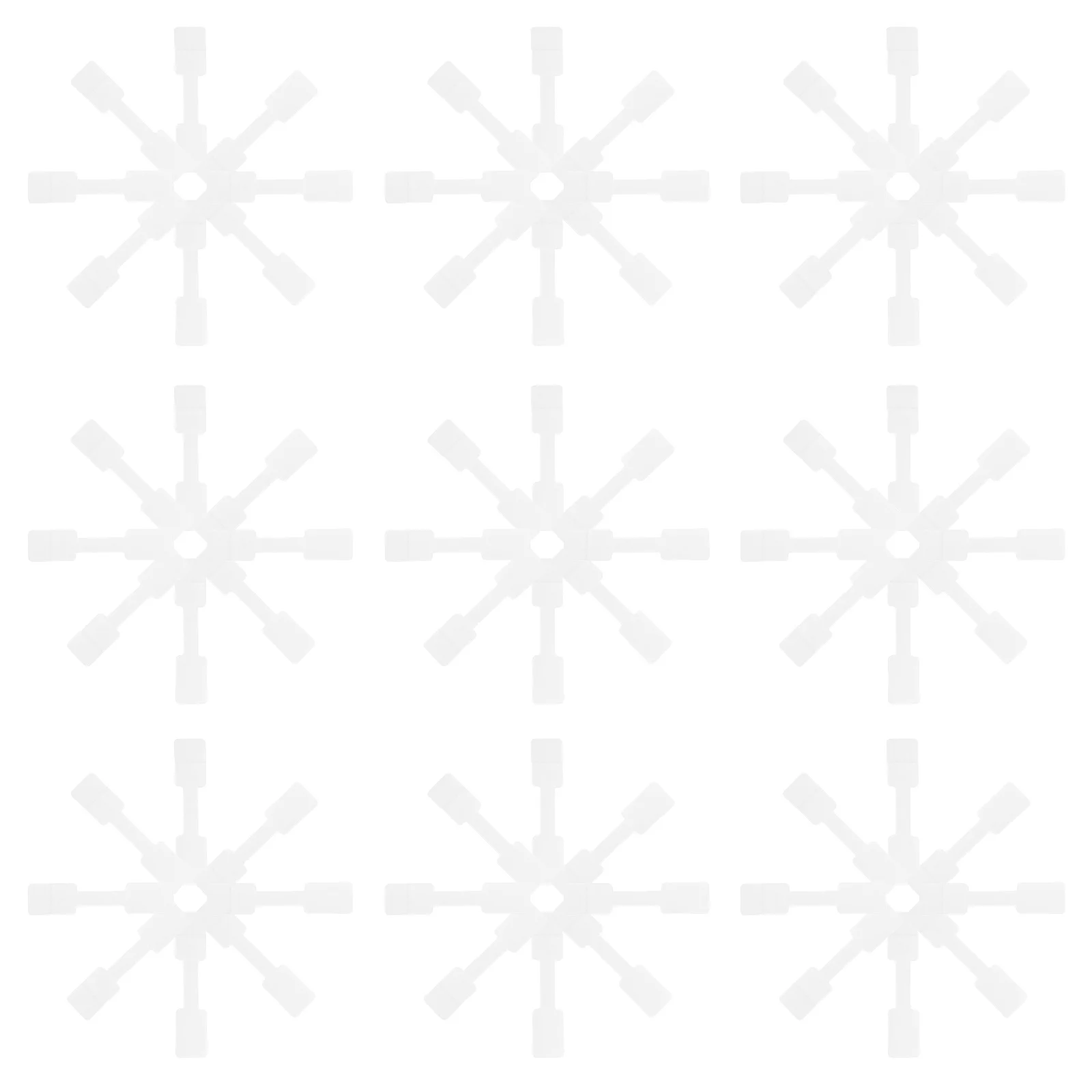 300개 화이트 접착 라벨 스티커 보석 가격표 빈 사각 태그 반지 목걸이 팔찌 가게 가격표용 탈부착 가능