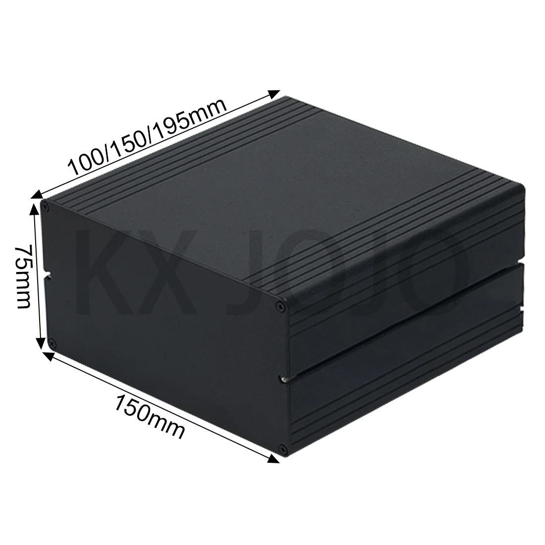 

Алюминиевый Корпус 150*75*100/150/195 мм, Раздельный водонепроницаемый серебристый/серый электронный инструмент