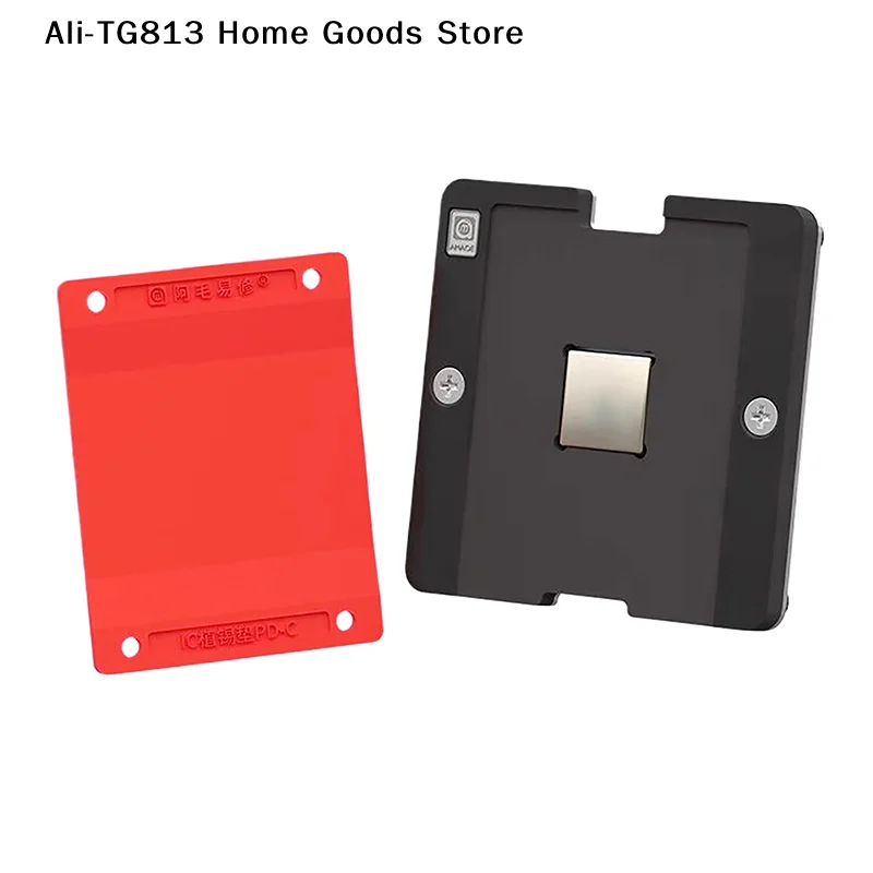 Afbeelding 5: [TG813]PD-C Planting Tin Pad Reballing Platform Antislip Hittebestendigheid Magnetische Siliconenmat CPU IC BGA-stencils Rework Tools