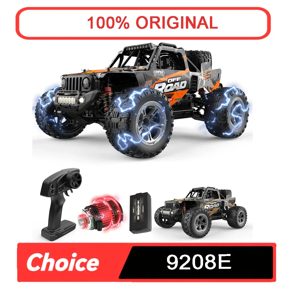 

9208E масштаб 1:10, высокоскоростной радиоуправляемый автомобиль с дистанционным управлением, внедорожник, игрушка с полным приводом для взрослых и мальчиков
