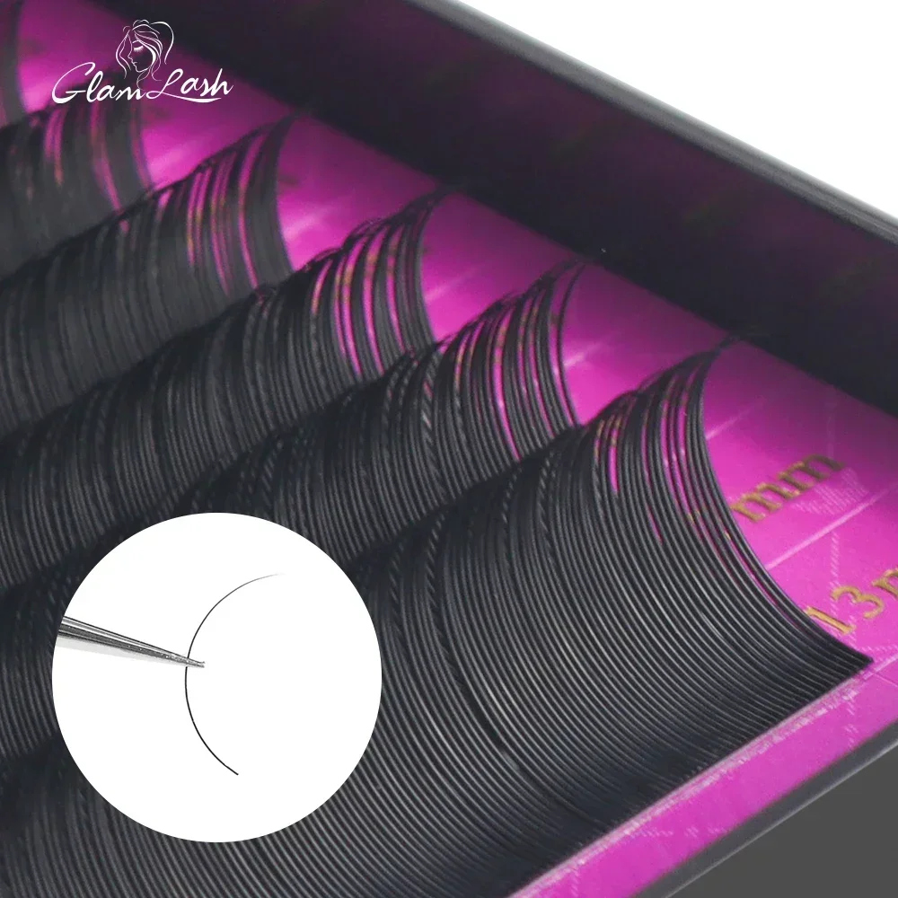 GLAMLASH Single Size 0.03mm Fake Lashes Eyelashes Extension False Mink Lashes Individual Salon Makeup