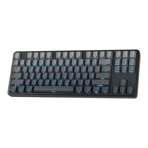 Redragon K707 PRO GB 80% junta RGB Gaming 3 modos inalámbrico TKL Teclado mecánico de amortiguación de ruido intercambiable en caliente, interruptor Mambo de menta
