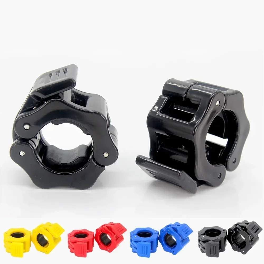 

25/28/30/50mm Spinlock Barbell Collars Quick Release Barbell Clamps Weight Bar Clips for Weightlifting and Strength Training