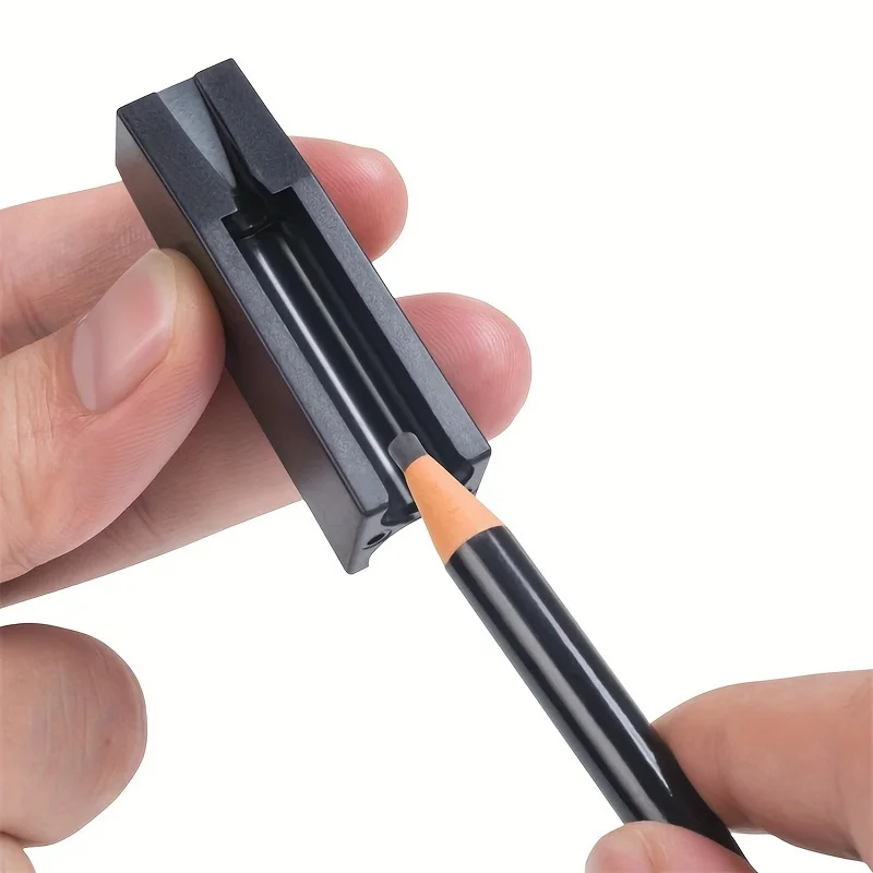 Herramienta de Precisión para Afilar Lápices de Cejas, Herramienta de Microblading para Artistas de Maquillaje Permanente y Tatuajes, Suministros Resistentes al Agua y Duraderos