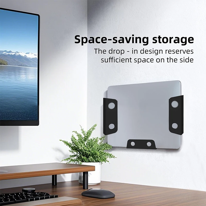 

Под столом, держатель для ноутбука, портативный кронштейн для хранения ноутбука, подставка, настольный органайзер с силиконовой накладкой против царапин