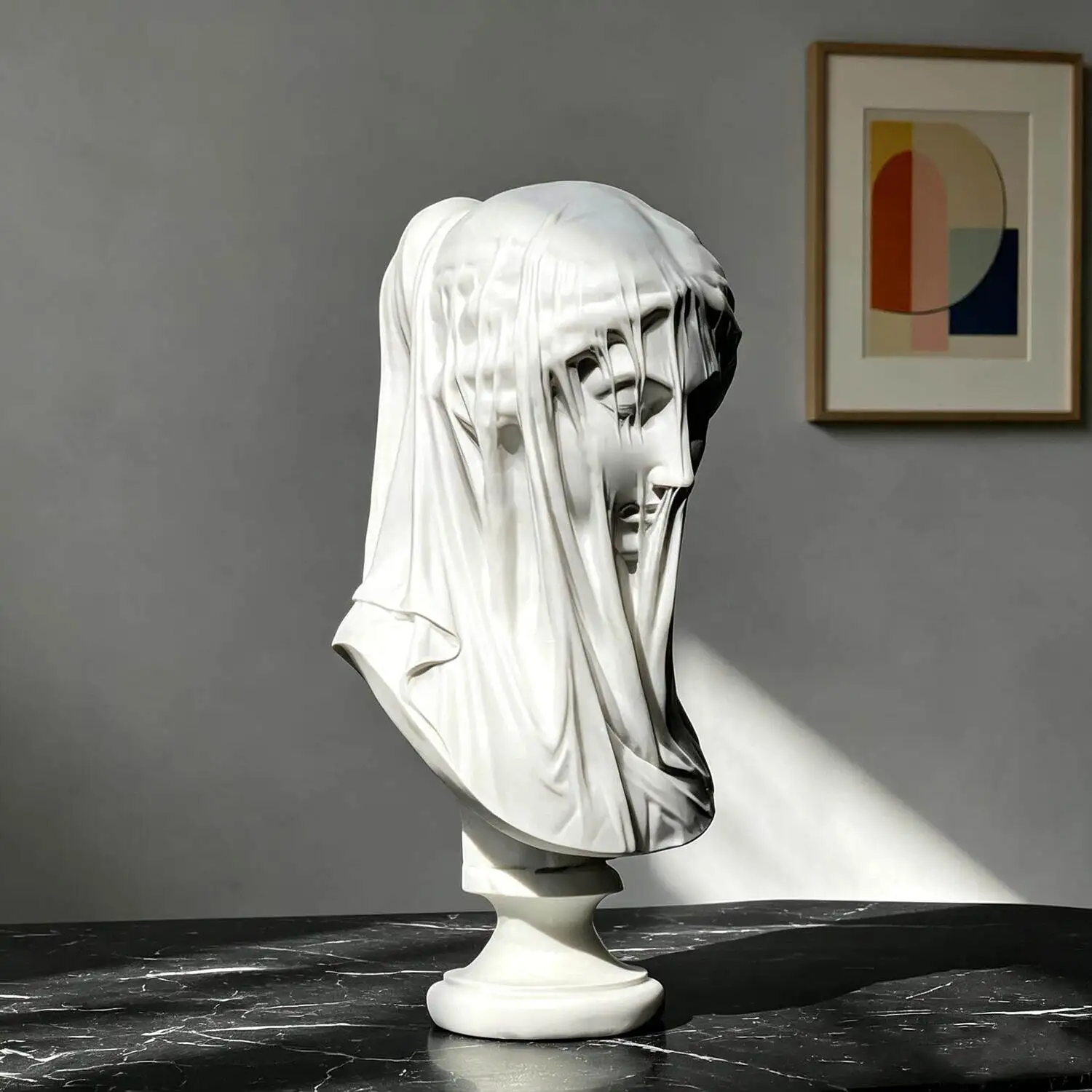 Famous Italian sculptor's classic sculpture, plaster ornament