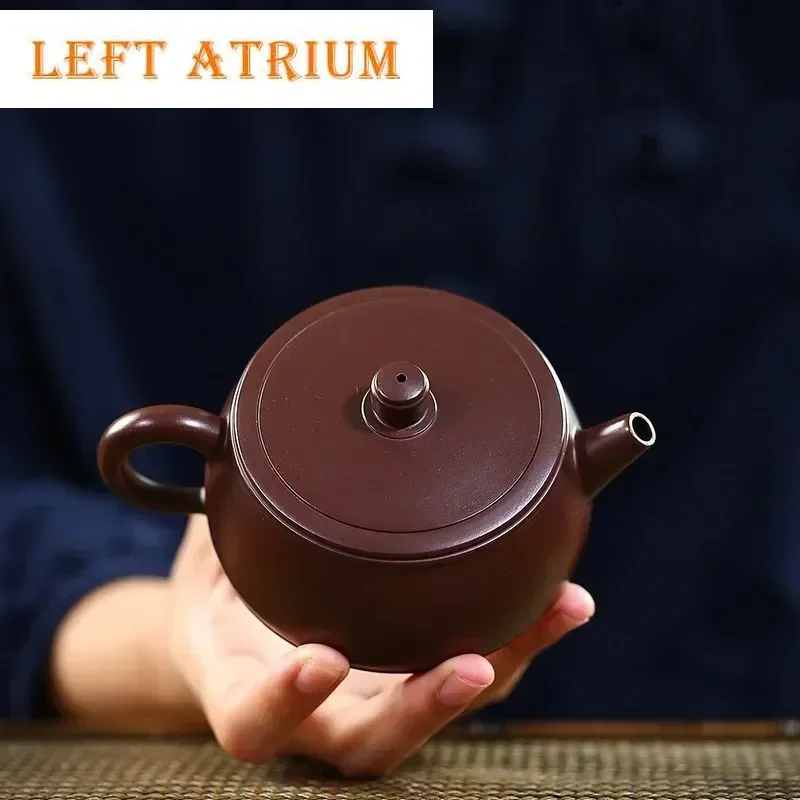 

Yixing Tea Pot Purple Clay Filter Teapot Raw Ore Beauty Handmade Kettle Chinese Tea Set Custom Gifts Authentic 210ml