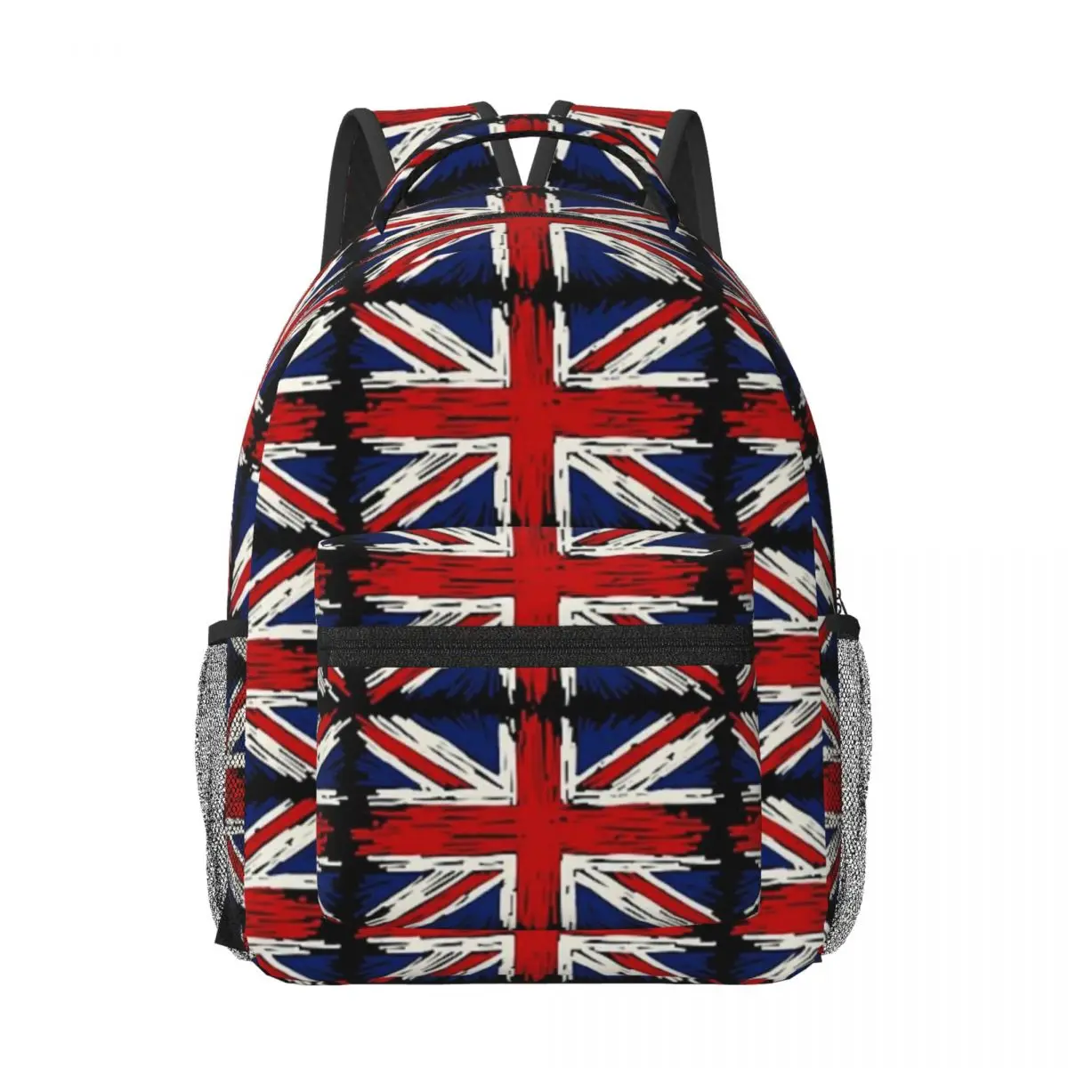 

British Flag Union Jack Woman Backpacks Boys Girls Bookbag Casual Children School Bags Portability Laptop Rucksack Shoulder Bag