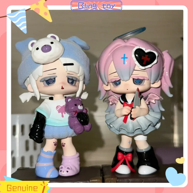 

Authentic Spot Play Trending Missy Sweet Mourning Loli Series Blind Box Desktop Ornament Non Moving Trendy Toy Handmade Gift