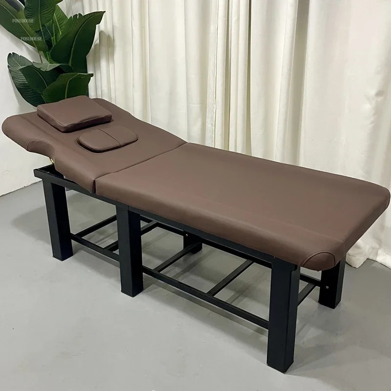 With Chest Hole Massage Tables Beauty Salon Special Massage Beds Thicken Folding Massage Table Body Moxibustion Fire Therapy Bed