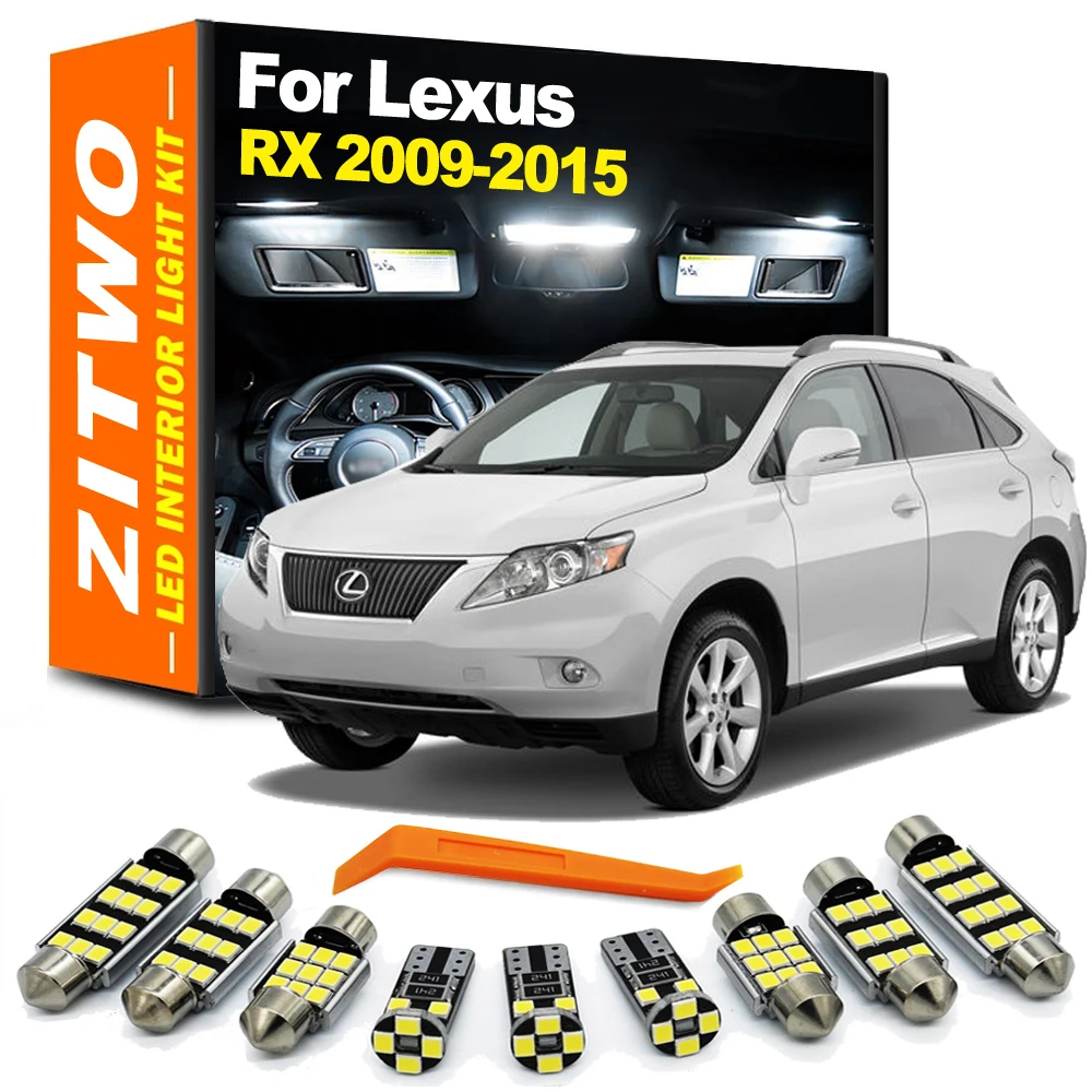 ZITWO 20Pcs LED Bulb Interior Dome Map Door Luggage Light Kit For Lexus RX RX350 RX270 RX450h 2009 2010 2011 2012 2013 2014 2015