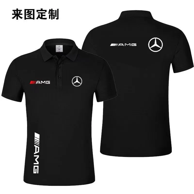 Mercedes-benz amg trendy, handsome, high-end, and youthful shirt