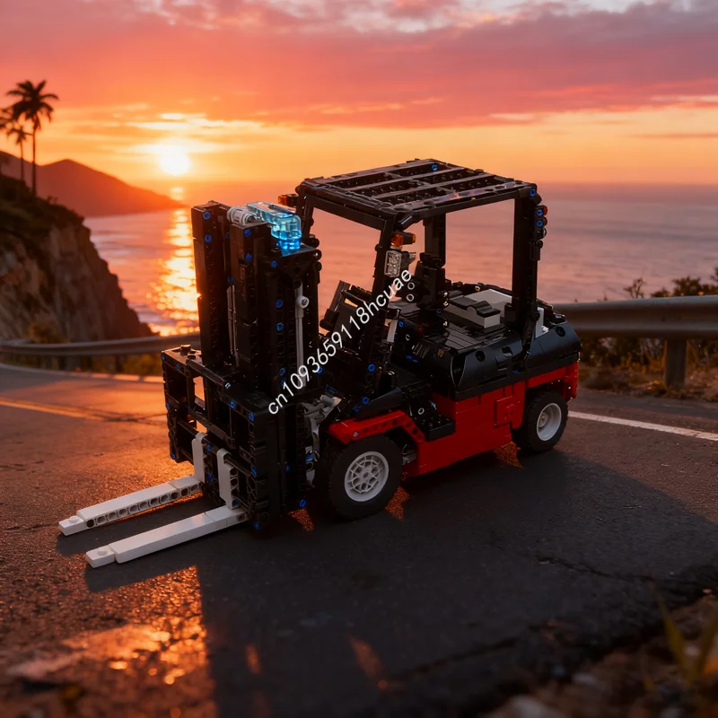 1768 قطعة MOC رافعة شوكية فنية مخصصة Mk II نموذج بناء هدايا عيد الميلاد كتل لعبة الهندسة المعمارية التعليم الطوب الاطفال عيد ميلاد #1