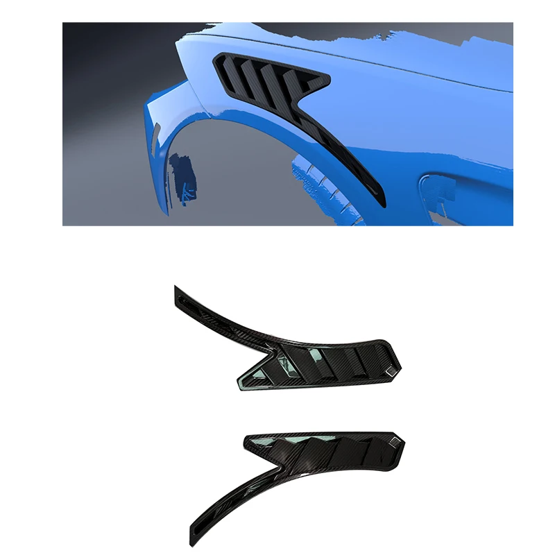 

Tom AutoHigh Quality RSC Style Dry Carbon Fiber Fibre Side Front Fender Vents Fit for M3 F80 F82 M4 2014-2018