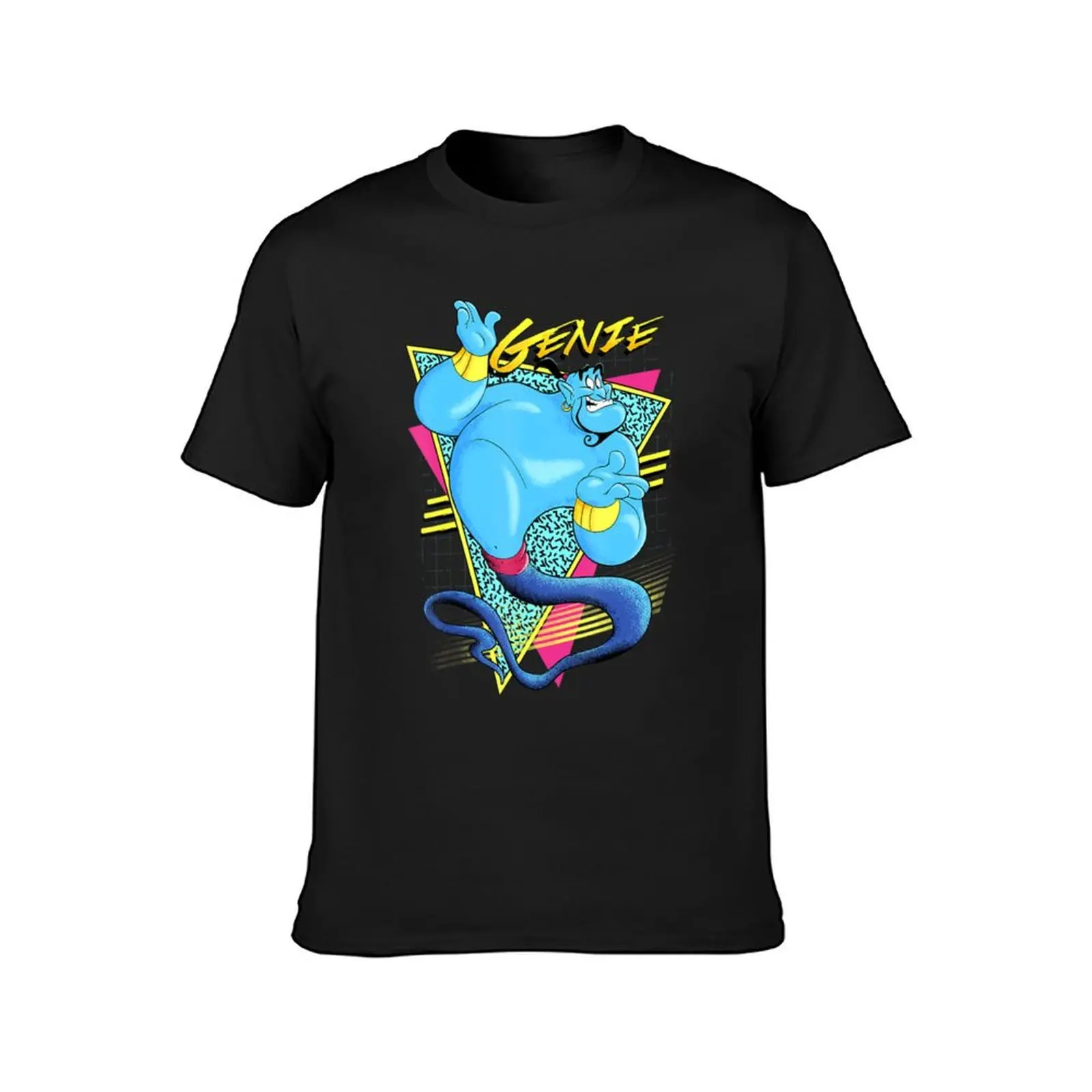 Genie Retro Abstract Portrait Logo T-Shirt plus size tops boys whites summer top mens clothes