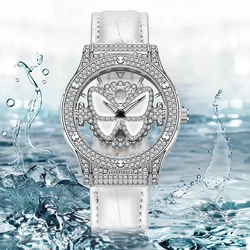 ROMITIME Original Diamond Watch for Women Fashion Elegant Stainless Steel Waterproof Quartz Watch Luxury Ladies Dress Watches