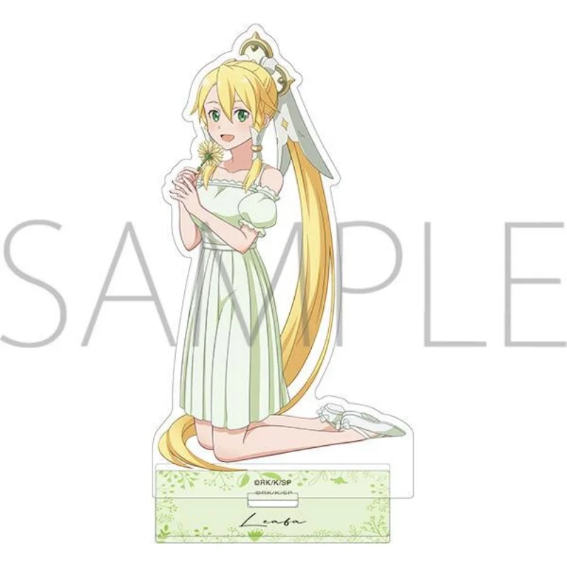 Anime Sword Art Online Kirito Asuna Acrylic Stand Model Plate Keychains Desktop Ornament Exquisite Products About 15CM