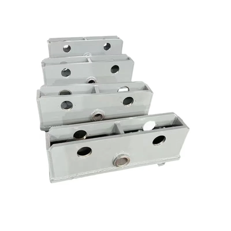 CNC machined steel welding bracket Industrial machinery multi-size mounting/supporting base accessories