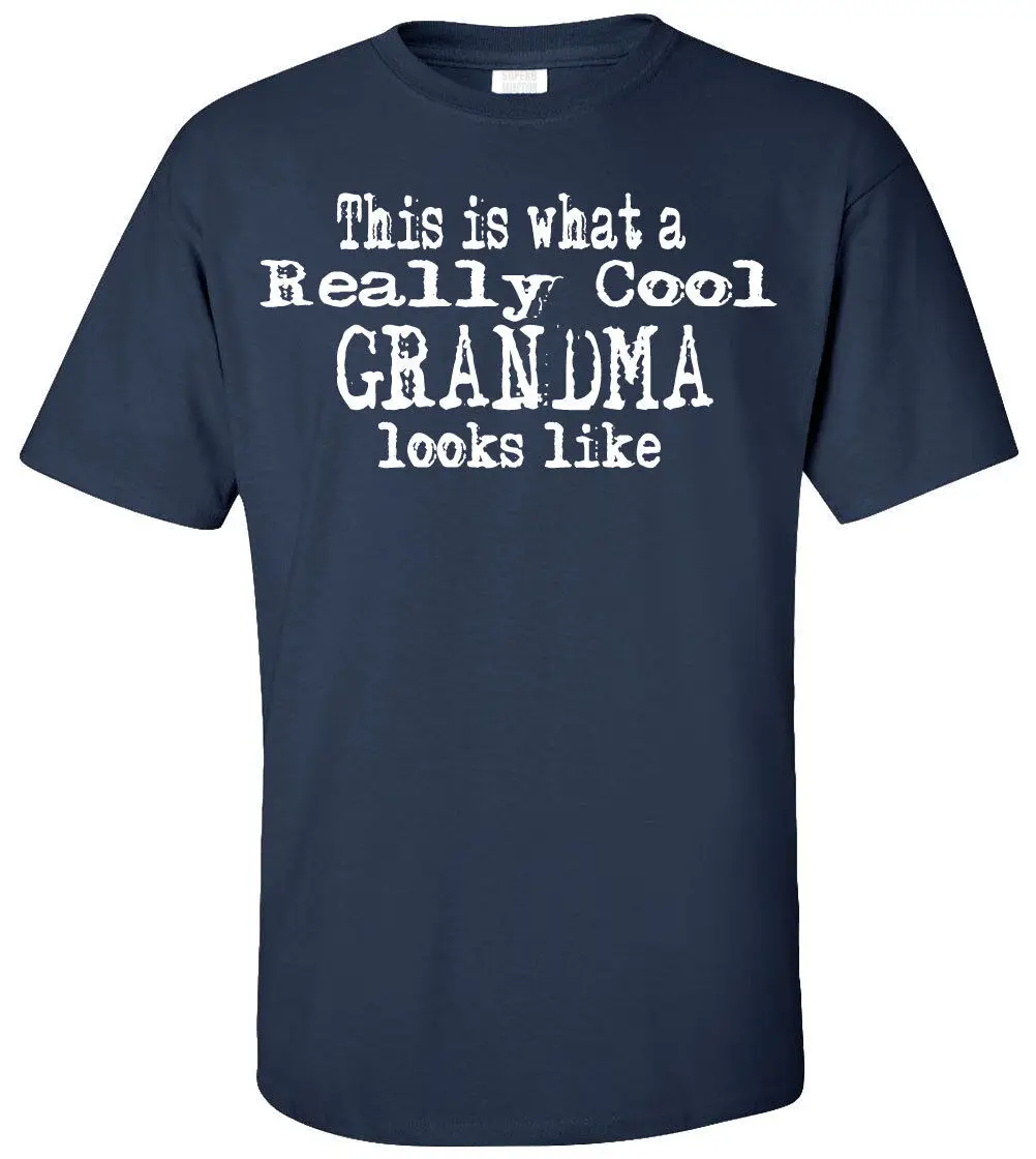 

This Is What A Really Cool Grandma Looks Like Adult T-Shirt - Family Birthday