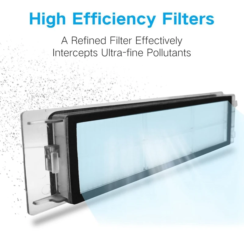 ABPQ-For Roborock Q Revo Robot Vacuum Cleaner Main Side Brush Hepa Filters Dust Bags Replacement Parts