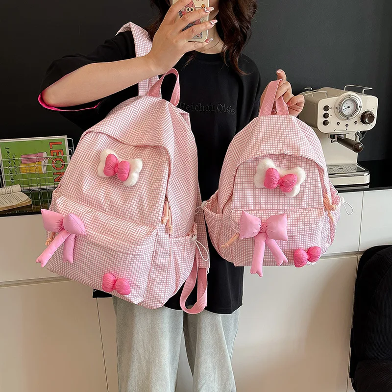 

Детские рюкзаки с бантом-бабочкой для мальчиков, милый рюкзак большой вместимости, студенческий рюкзак, рюкзаки с героями мультфильмов, дизайнерские сумки, школьная сумка