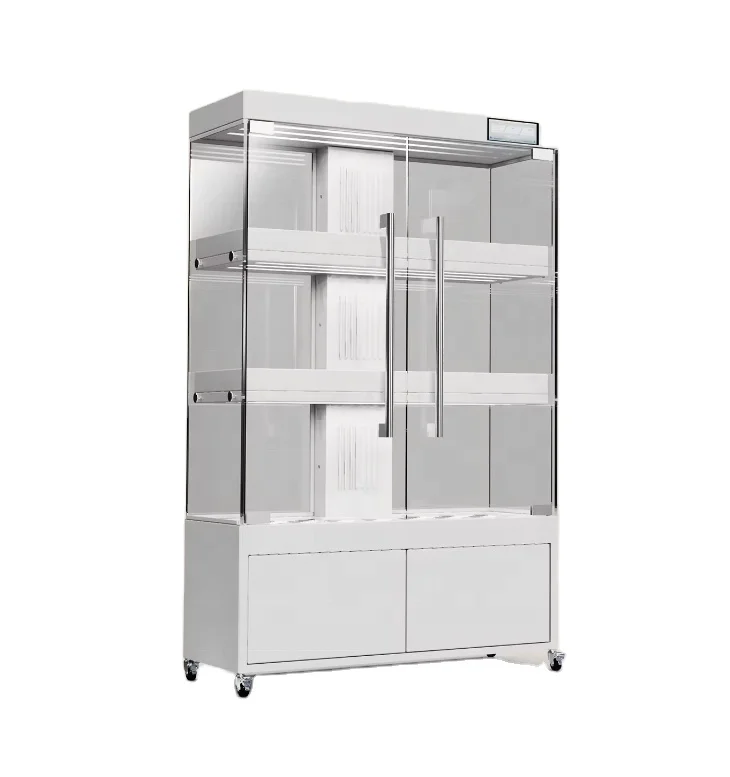 Acrylic Material Intelligent Container Farm Hydroponics System Cabinet for School Factory Hotel Research and Display Equipment