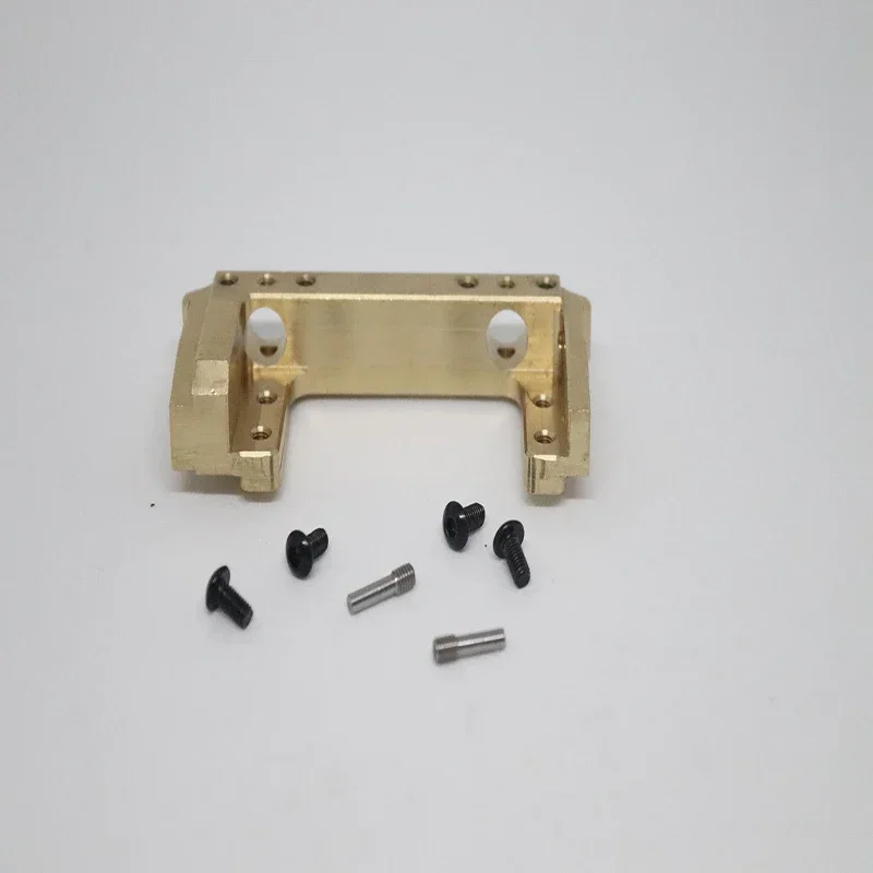 1PCS 85g Brass Front Bumper Mount Servo Stand for 1/10 RC Crawler Axial SCX10 II 90046 Upgrade Parts