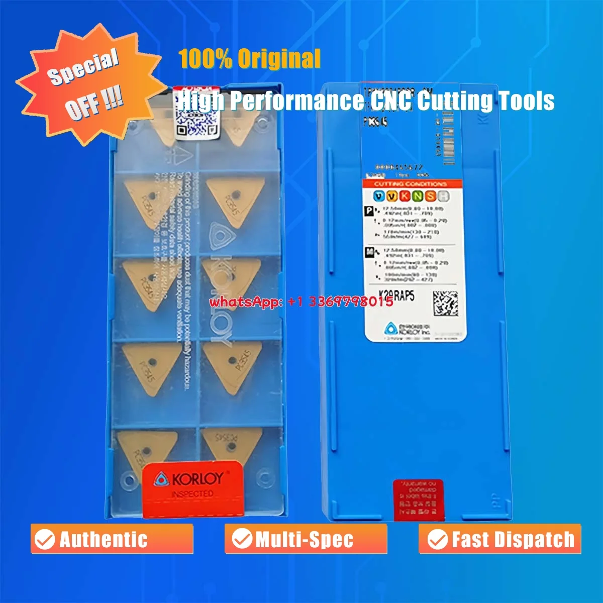 

10 шт. оригинальная фрезерная вставка TPKN TPKN2204PDSR-SM PC3545