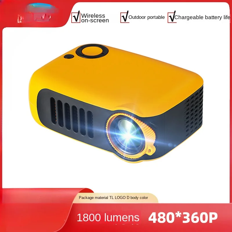 

Mobile Phone Outdoor Portable Mini Student Dormitory Projector Support 1080P