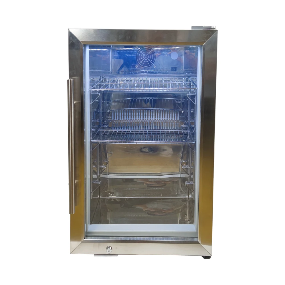 Single-Temperature Compressor Wine Cooler Stainless Steel Cooling Cabinet for Home Refrigeration Equipment