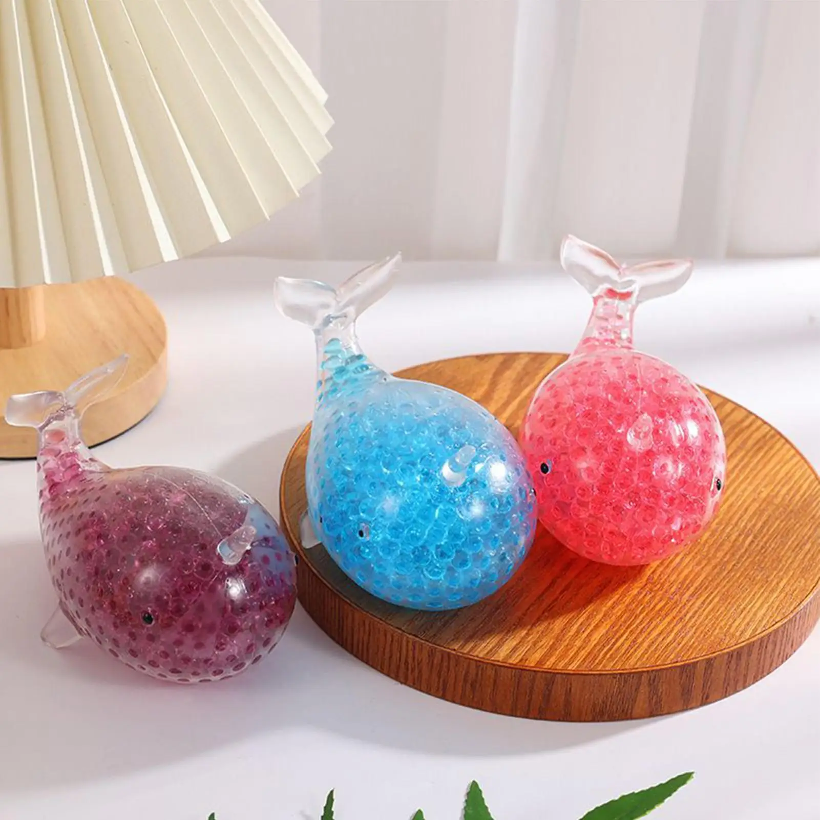 Bolas antiestrés de animales marinos blandos, juguetes sensoriales para autismo, alivio de la ansiedad y el estrés, juguetes antiestrés para peces, regalos a granel para adultos