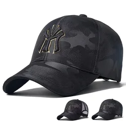 Fashion hip hop baseball cap MY Three-dimensional Embroidery Camouflage caps Men Women Summer sun hats Adjustable Hats Gorra