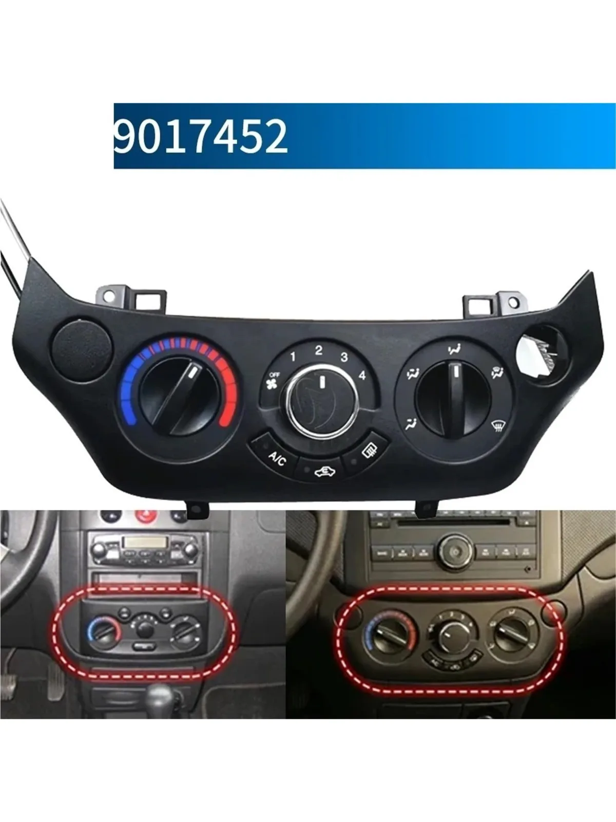 Auto AC 96437334 9017452 for Chevrolet Lova Aveo 2006-2011 Climate Heater Control A/C Control Panel Switches & Controls