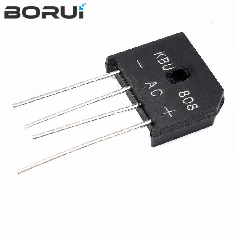 10pcs/lot KBP206 KBP210 KBP307 KBP310 KBP406 KBP410 KBU808 KBU1510 2A 3A 8A 600V 700V 1000V Rectifier bridge Rectifiers DIP-4