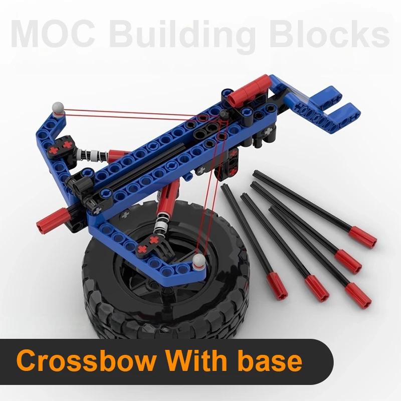 Lancering Kruisboog Pijl Model Bouwstenen Losse Onderdelen Pijlen Launcher MOC Bricks Assembly Kids DIY Creatief Gemodificeerd Speelgoed