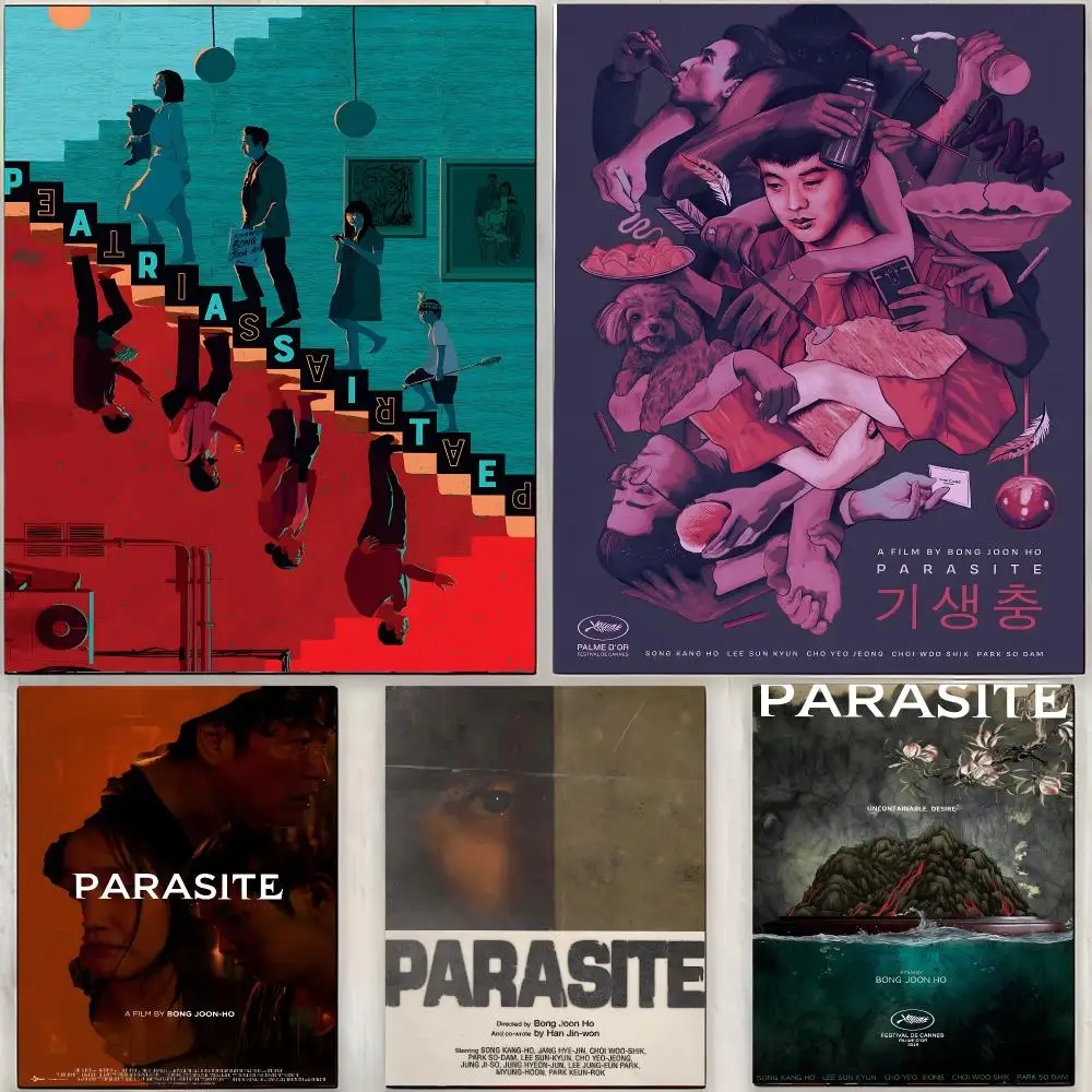 film social satire P-Parasite Poster Modern Home Interior Decor Artistic Wall Decoration