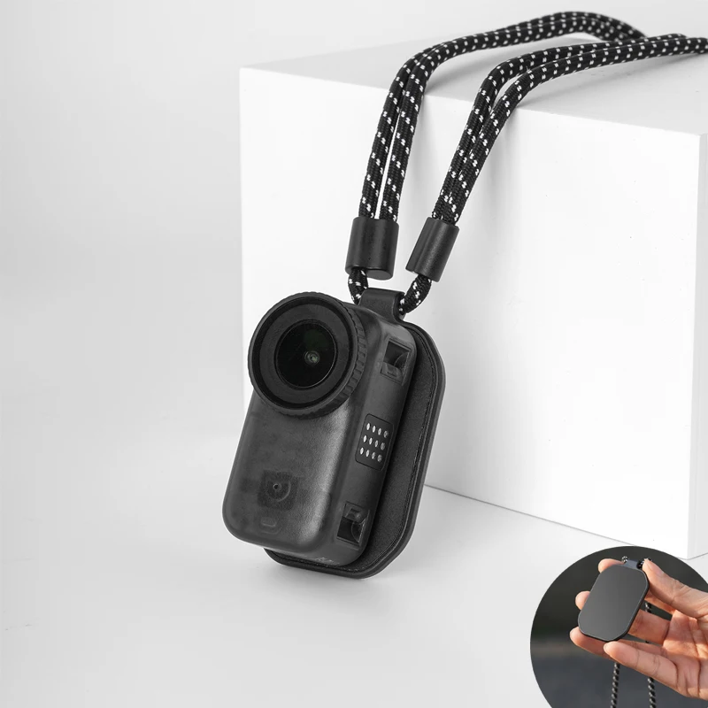 Magnetic Camera Mount Neck Lanyard for Dji Osmo Nano Camera Accessories Adjustable Neck Strap for Insta360 GO 3S/GO 3/MIC
